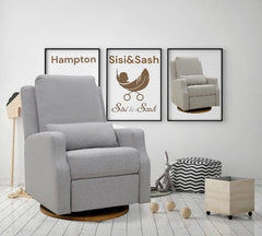 Sisi & Sash Hampton Electric/Electronic Recliner Nursery Chair in Latte