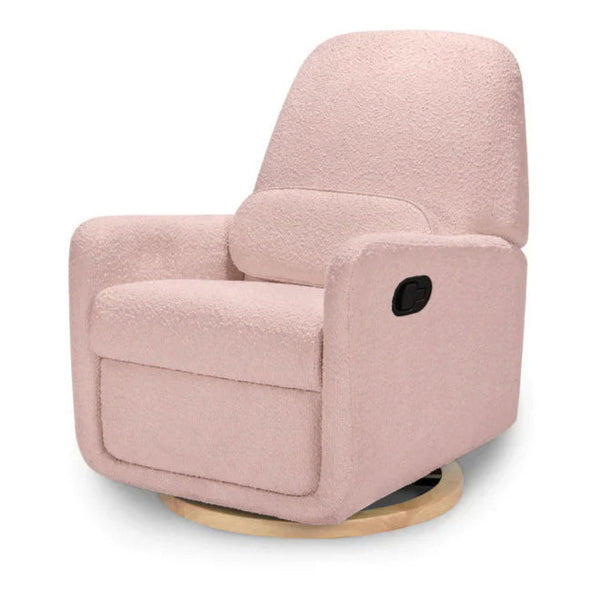 Sisi & Sash Bentley Recliner Nursery Chair in Rose Pink Boucle