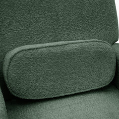 Sisi & Sash Bentley Electric/Electronic Recliner Nursery Chair in Forest Green Boucle