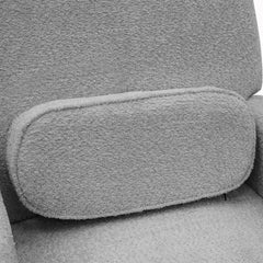 Sisi & Sash Bentley Electric/Electronic Recliner Nursery Chair in Teddy Grey Boucle