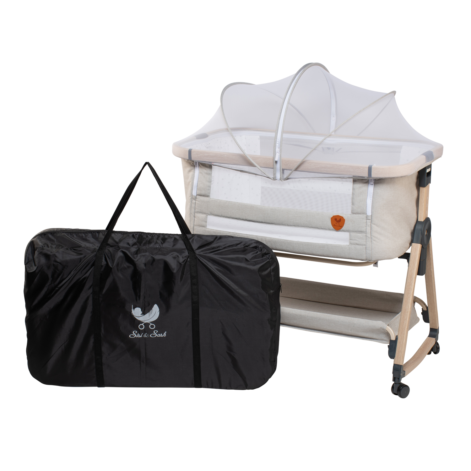 Deluxe Rocking Bassinet with Mattress