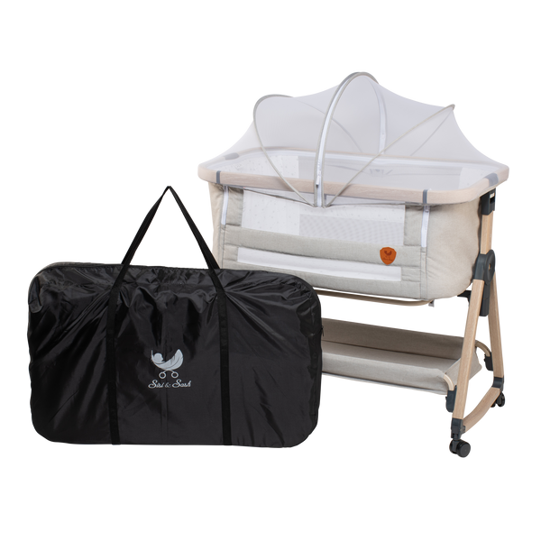 Sisi & Sash Deluxe Rocking Bassinet with Mattress